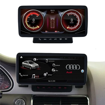 10,25-дюймовый Snapdragon 8-ядерный GPS-навигатор Android 10,0 для автомобильной мультимедийной системы Audi A6 C6 2005-2011