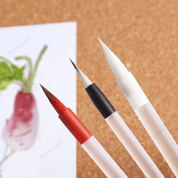 3 Красивые акварельные кисти художника Набор акварельных ручек для раскрашивания выделения и детализации художественных принадлежностей художников