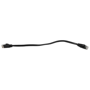 6 шт. Плоского сетевого интернет-кабеля длиной 1 фут, сплошной высокоскоростной провод Cat6 Patch Lan с разъемами Rj45 без зацепления