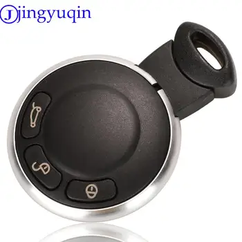 jingyuqin 3 Кнопки Smart Remote Key Case Fob Shell Замена Крышки Дистанционного Ключа Без Ключа Для BMW Mini Cooper R56 CLUBMAN