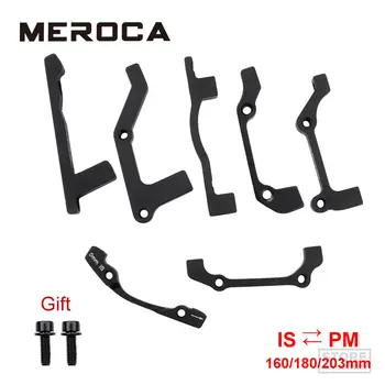 MEROCA MTB disc brake disc PM / IS adapter 160/180/203 мм IS / PM адаптер для суппорта из алюминиевого сплава, аксессуар для велосипеда