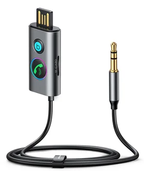 Mini 5.3 Bluetooth Aux Адаптер для улучшения беспроводного автомобильного Bluetooth-приемника USB 3,5 мм Разъем Аудио Музыка Микрофон Громкая связь Автомобильный разговор