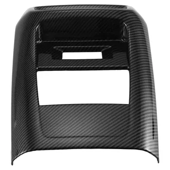 Автомобильная Карбоновая рамка для заднего вентиляционного отверстия кондиционера, Накладка на панель с защитой от ударов для Ford Explorer 2022 2023
