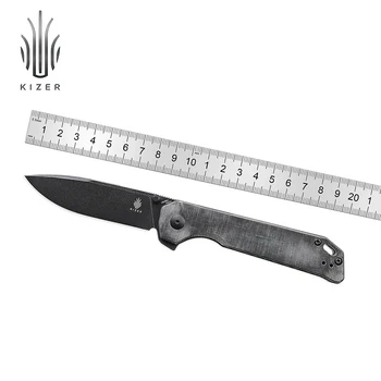 Карманный Нож Kizer Begleiter XL V5458C1/V5458C2 с Ручкой из Микарты и Стальным Складным EDC-Ножом длиной 154 см