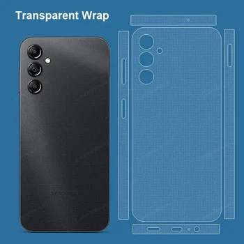 Прозрачная наклейка Samsung Galaxy A14 A54 A52 A52S 5G Защитная пленка для заднего экрана 3M Оберточная матовая и прозрачная наклейка