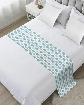 Современные абстрактные геометрические покрывала кровать Бегун кровать флаг шарф для дома постельные принадлежности, отель украшения один королева король покрывало 