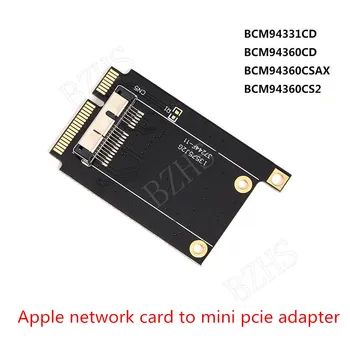 MINI PCI-E к беспроводной wifi-карте с линейной беспроводной картой BCM94331CD BCM94360CD BCM94360CSAX BCM94360CS2 к адаптеру mini pci-e