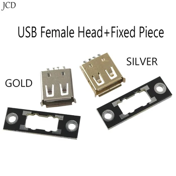 USB-головка с винтом, фиксированная деталь, гнездо для розетки, Интерфейсная розетка, USB-перегородка, кабель для зарядки данных