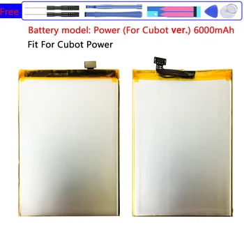 Высококачественная сменная батарея емкостью 6000 мАч для смартфона Cubot Power Bateira + бесплатные инструменты