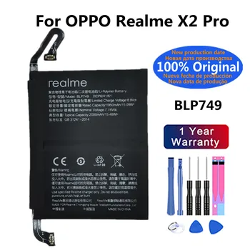 Новый Оригинальный Аккумулятор BLP749 Для OPPO Realme X2 Pro X2Pro RMX1931 4000 мАч Высококачественный Аккумулятор Для Телефона Bateria В Наличии + Инструменты