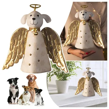 Перчатки в честь Ангела, украшения для собак, Мертвая собака, Золотая собака для домашнего декора