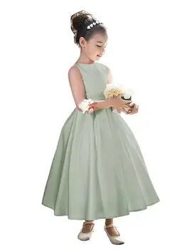Платье принцессы с цветочным узором для девочек, праздничное платье с длинными рукавами Принцессы