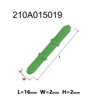 1000ШТ 210A015019 автомобильный женский штекерный разъем Зеленого цвета шторный стержень Пластиковый глухой штекер Зеленый сплошной штекер ECU