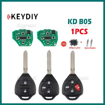 1шт Keydiy Серии B Дистанционный Ключ 2/3 Кнопки KD B05 Универсальный Ключ Дистанционного Управления для Toyota Style Автомобильный Ключ для KD900 Kd-x2 KD Mini