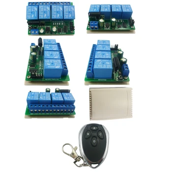 5X433M 4CH Подвижный Код Keeloq Controler HCS301 Пульт Дистанционного Управления Брелок-Передатчик Плата для Дверного Мотора Garage LED