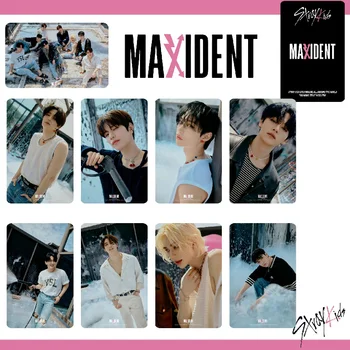 Kpop STRAY KIDS Новый альбом MAXIDENT Коллекция открыток Открытки Хана ЛОМО Фотокарточки Коллекция фотокарточек для фанатов