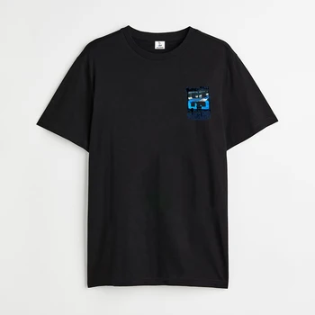 Винтажный топ в стиле хип-хоп, мужская футболка с монограммой и коротким рукавом, летняя футболка Bando Babay из 100% хлопка, мужская уличная трендовая одежда
