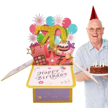 Всплывающие Бумажные Цветочные поздравительные открытки Букет цветов 3D Всплывающие Поздравительные открытки С Днем Рождения Всплывающие открытки Поздравительные подарки