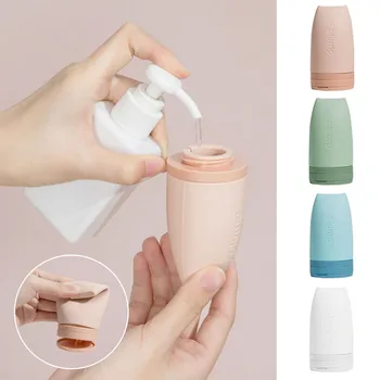 Дорожный набор бутылочек Силиконовая бутылка многоразового использования Мини Дорожный упаковочный пресс для домашнего хранения шампуня косметического средства для отжима