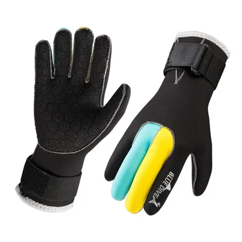 Зимние мужские женские термальные перчатки из неопрена толщиной 3 мм для подводного плавания, подводной охоты, серфинга, дрифтинга, защищающие руки