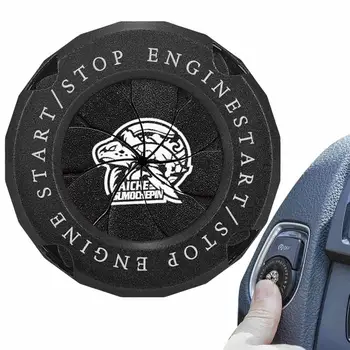 Крышка автомобильной кнопки Старт-стоп, крышка универсального кнопочного выключателя из сплава, Многофункциональная Защита кнопки зажигания двигателя