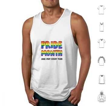 Месяц гордости Июнь-май Каждый год, хлопковые топы с принтом Pride Месяц гордости Pride 365 Rainbow Rainbow Pride
