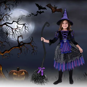 Метлы ведьм на Хэллоуин, изящные модные метлы для косплея, для праздничного оформления