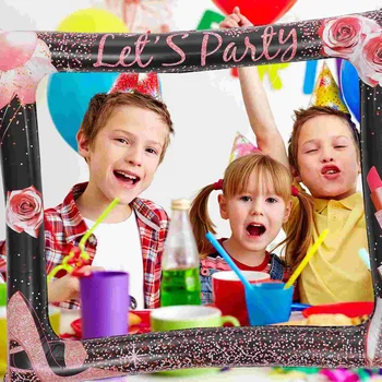 Надувная фоторамка для дня рождения, товары для вечеринки, реквизит для фотографий, детские фестивали из ПВХ, 30 украшений