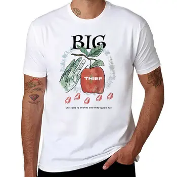 Новая футболка Big Thief, футболки больших размеров, мужские футболки с рисунком аниме