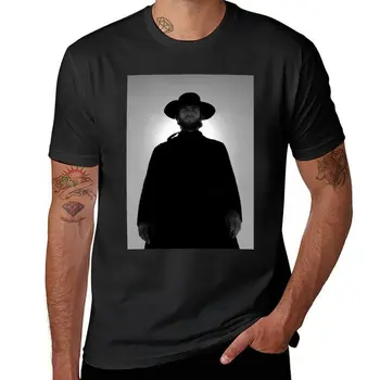 Новая футболка Clint Eastwood - High Plains Drifter, футболки для мальчиков, футболки с коротким рукавом, футболки для любителей спорта, футболки для мужчин, хлопок