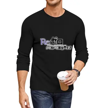 Новая футболка Re: Zero Long с графикой, забавная футболка, мужские футболки