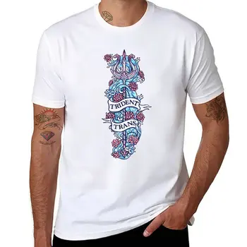 Новая футболка TRIDENT TRANS, однотонная футболка, дизайнерская футболка для мужчин