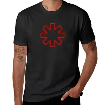 Новая футболка с логотипом red chili, забавные футболки, футболки с графическими надписями, графические футболки, черные футболки для мужчин