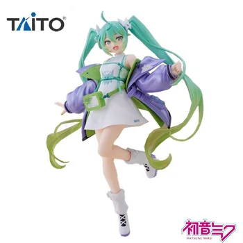 Оригинальная мода Taito, спортивная девушка Хацунэ Мику, аниме-фигурки из ПВХ, модели игрушек