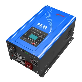 Серия высокой эффективности контроллера заряда серии PV3000 LV 110/120VAC 48V 6KW автономный солнечный инвертор 120A MPPT