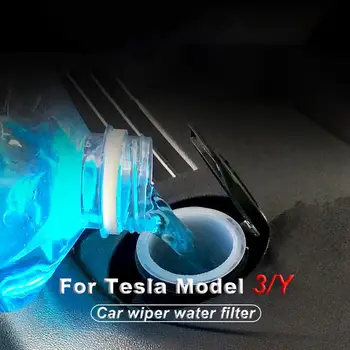 Фильтр для подачи воды в автомобильный стеклоочиститель, защитный чехол от засорения для Tesla Model 3 Y