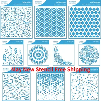 Фон для рыбной сети 2023 Новый Трафарет для Тиснения Бумажных поздравительных открыток, шаблон для изготовления поделок ручной работы